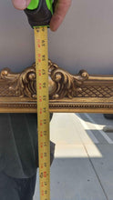 Load image into Gallery viewer, 4&#39; x 3.5&#39; gold frame vintage plastic mirror
