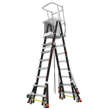 Load image into Gallery viewer, little giant safety cage ladder 9&#39; / 5&#39;
