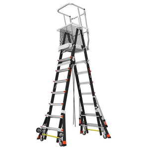 little giant safety cage ladder 9' / 5'