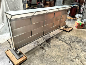 10’ stainless steel lighted bar from The Young and the Restless prop or rental