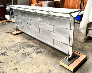 10’ stainless steel lighted bar from The Young and the Restless prop or rental