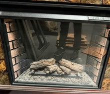 Load image into Gallery viewer, electric 5’ fireplace wall fixture with shelf’s prop or use working
