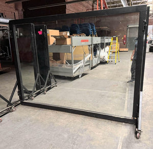 9’ x 6.5’ moving wall studio mirror $1,500 (Rental)