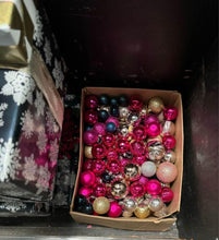 Load image into Gallery viewer, 1 pallet of Christmas decorations wreaths prop wrapped gifts bulbs and more (Rental)
